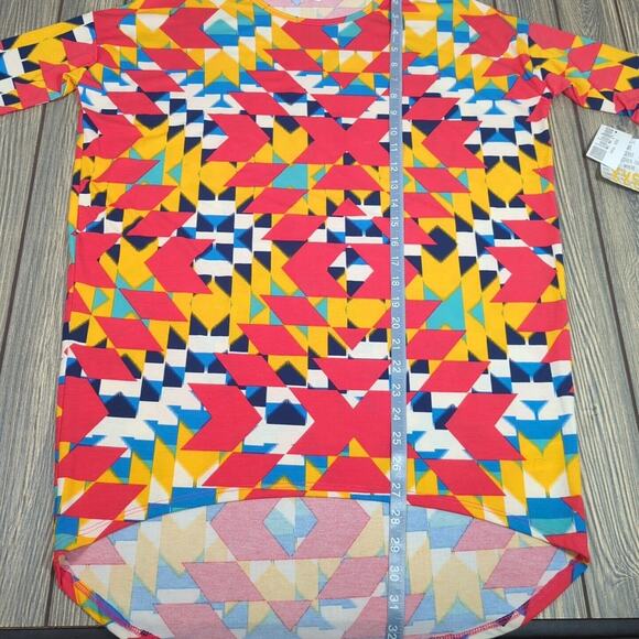 LuLaRoe Irma Women Top LOT OF 4 Loose Knit High Low Fitted Mid Sleeves XXS 00-4 - Picture 5 of 9